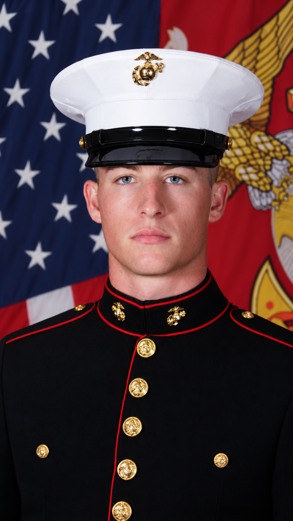 United States Marine Corps service portrait